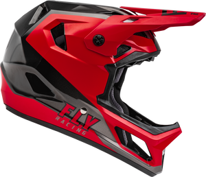 Fly Rayce Full Face BMX / DH Helmet - sz Adult XS - Red & Black