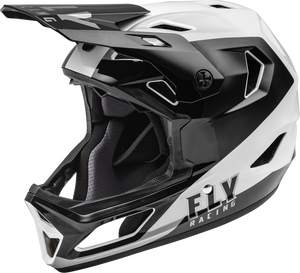Fly Rayce Full Face BMX / DH Helmet - sz Youth L - Black & White