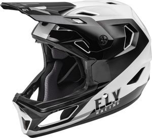 Fly Rayce Full Face BMX / DH Helmet (2023) - sz Youth S - Black & White