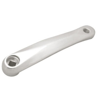 Square Taper Alloy Left crank arm 140mm - Silver - JIS