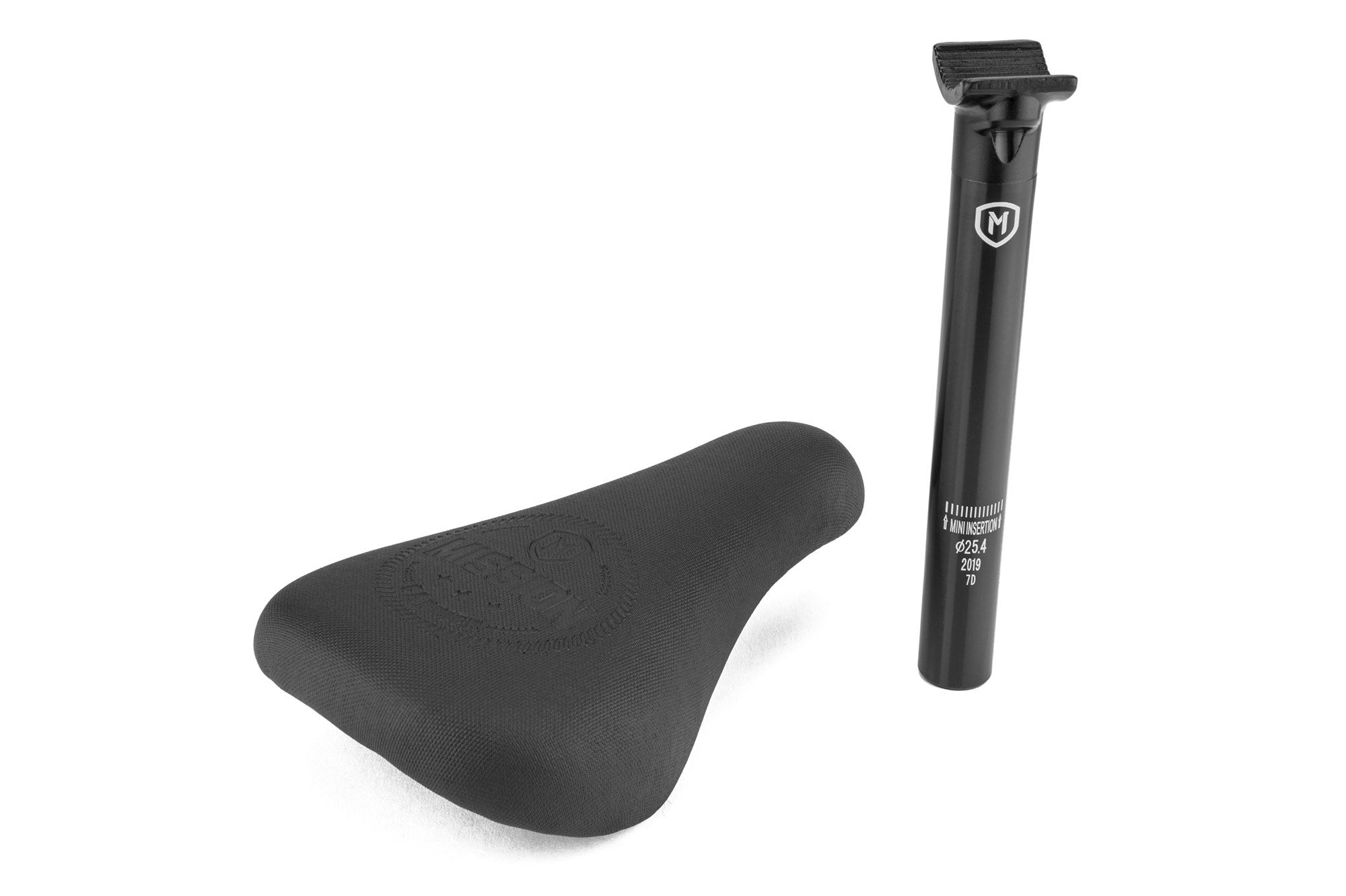Mission Carrier Stealth Pivotal Padded BMX Seat and Post Kit - Black
