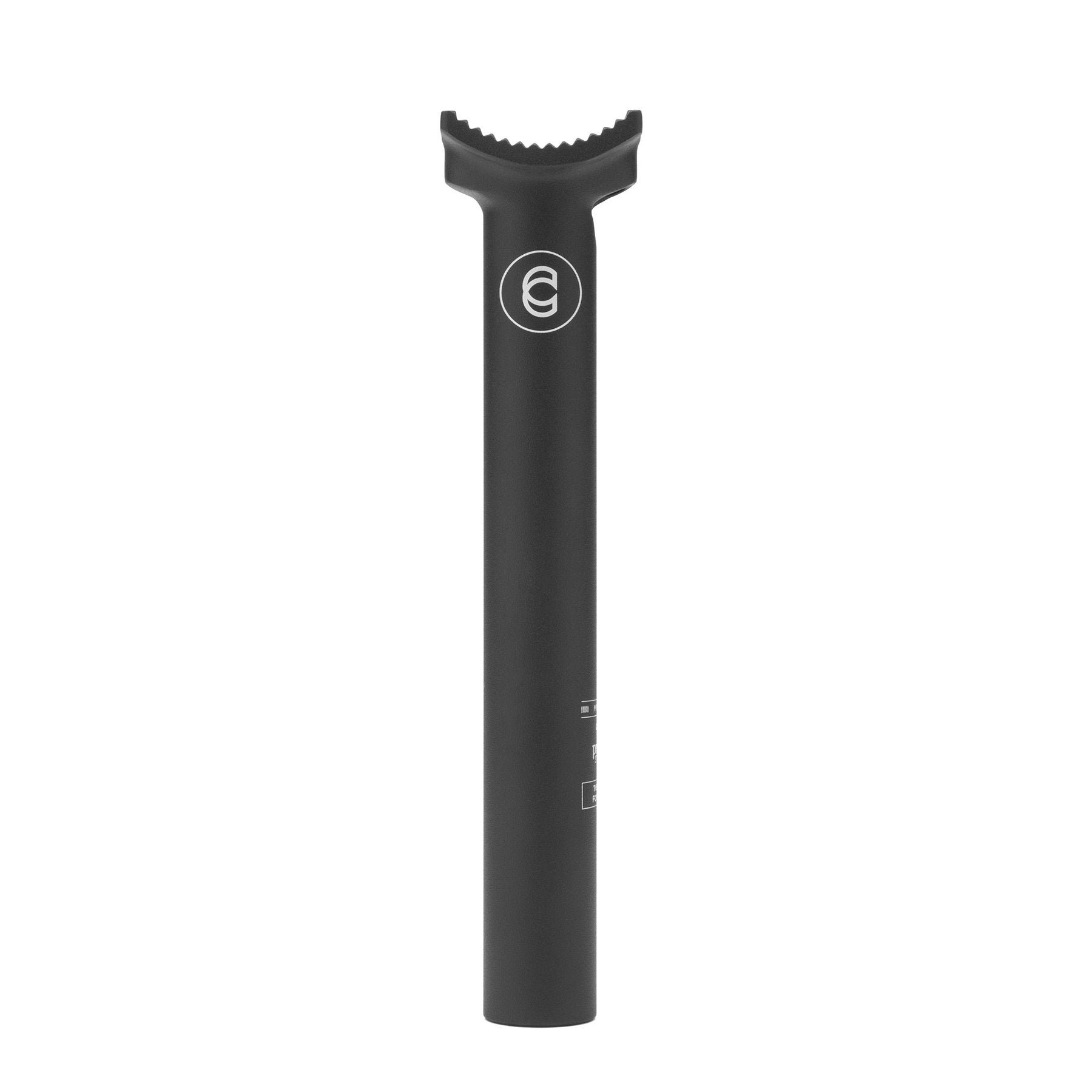 Cinema Medium 25.4mm Stealth Pivotal BMX Seat Post - 200mm - Black