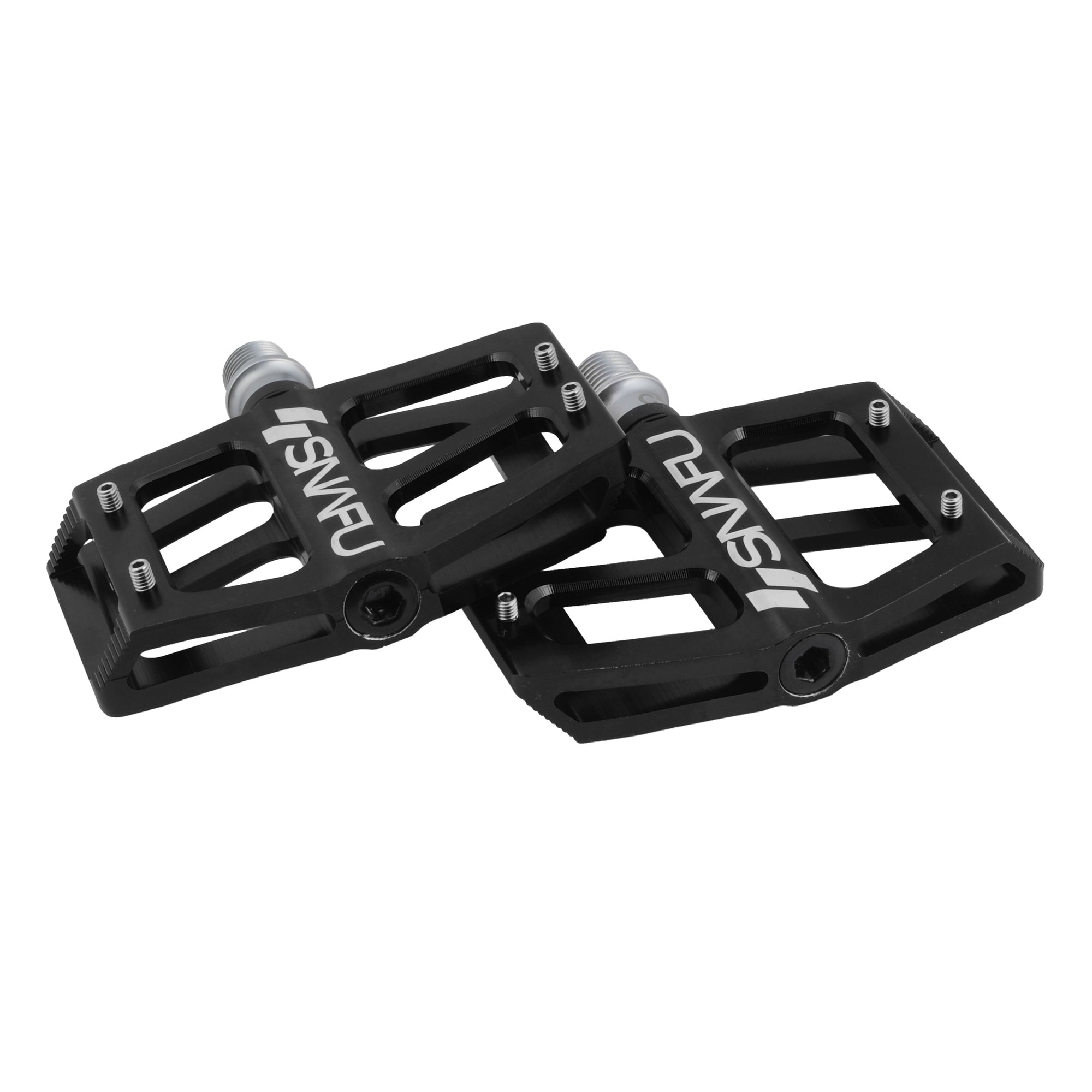 Snafu BMX Cactus Jr Aluminum Platform Pedals - Sealed - 9/16 - Black