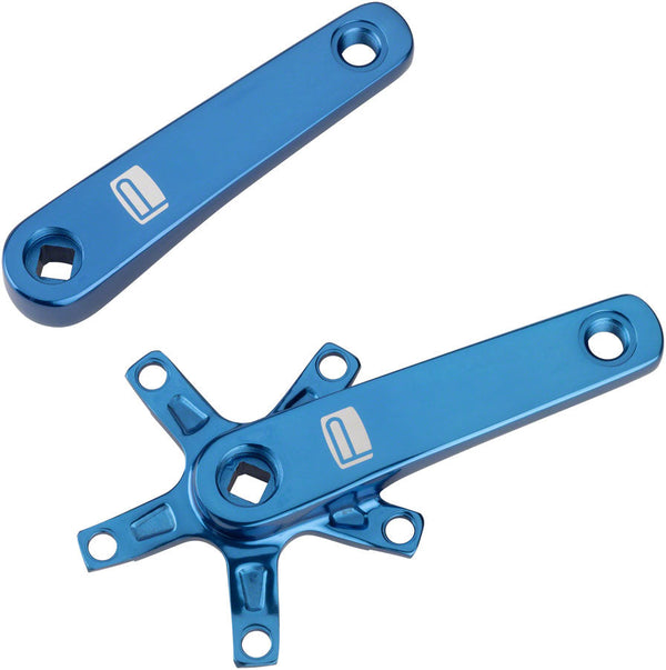 Promax SQ-1 BMX / Fixie Euro Crank Arms - 140mm - Blue - BMXGuru