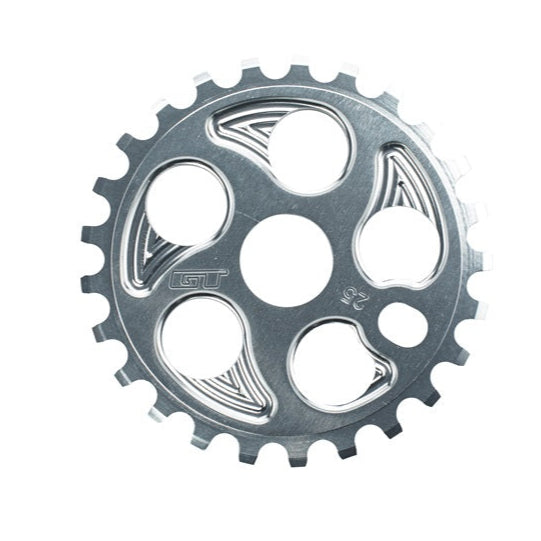 GT Overdrive Sprocket / Chainwheel - 25t - Silver - BMXGuru.com
