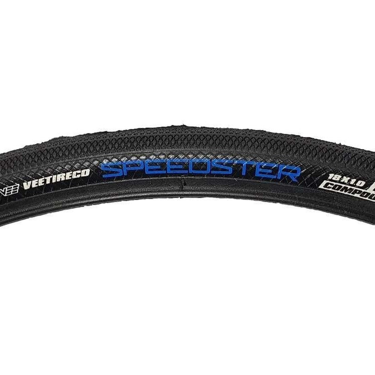 18x1 (400mm) Vee Rubber Speedster BMX tire - 110psi - Black