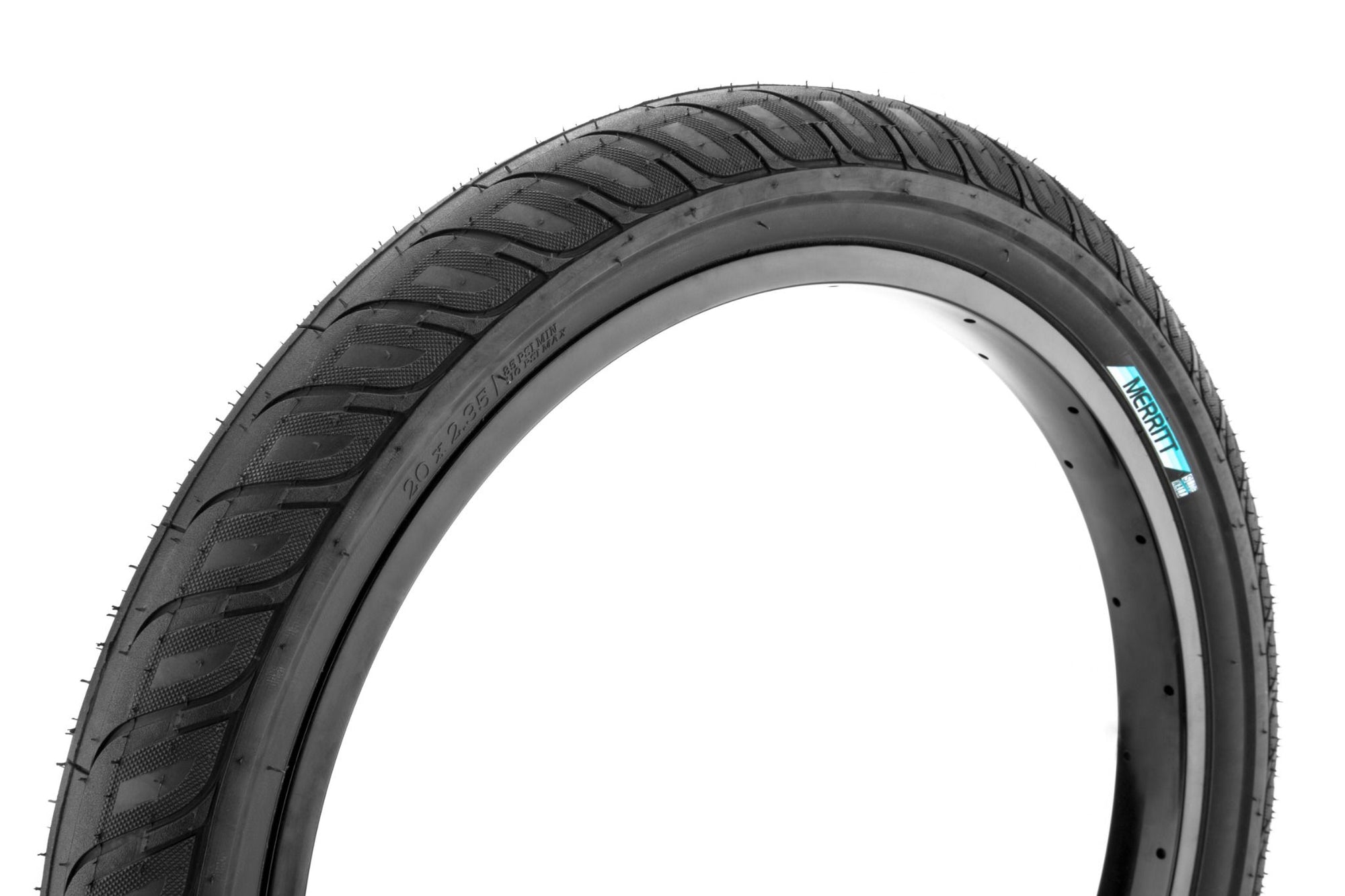 20x2.35 Merritt BMX Option "Slidewall" Tire - 110psi - All Black