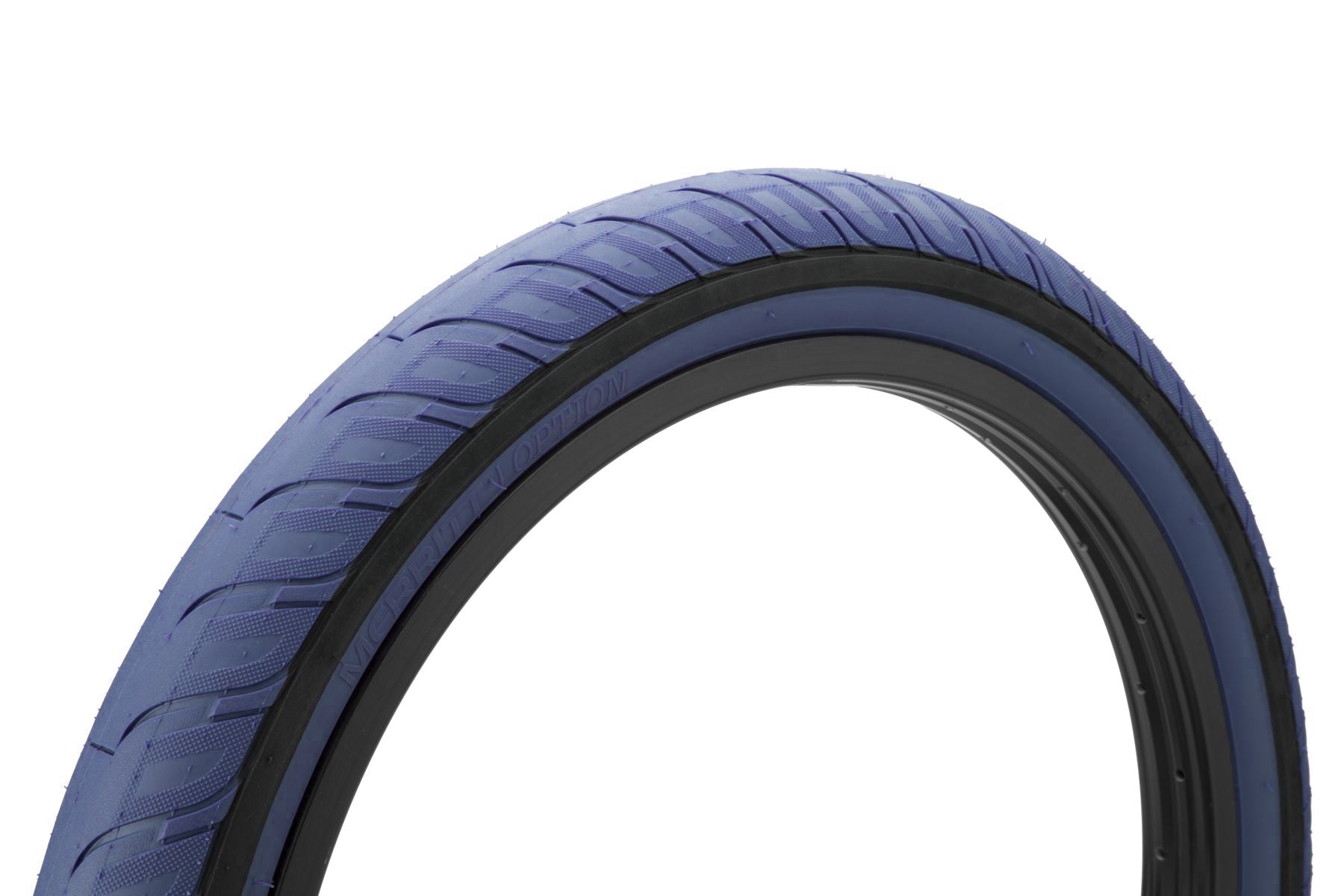 20x2.35 Merritt BMX Option "Slidewall" Tire - 110psi - Blue & Black