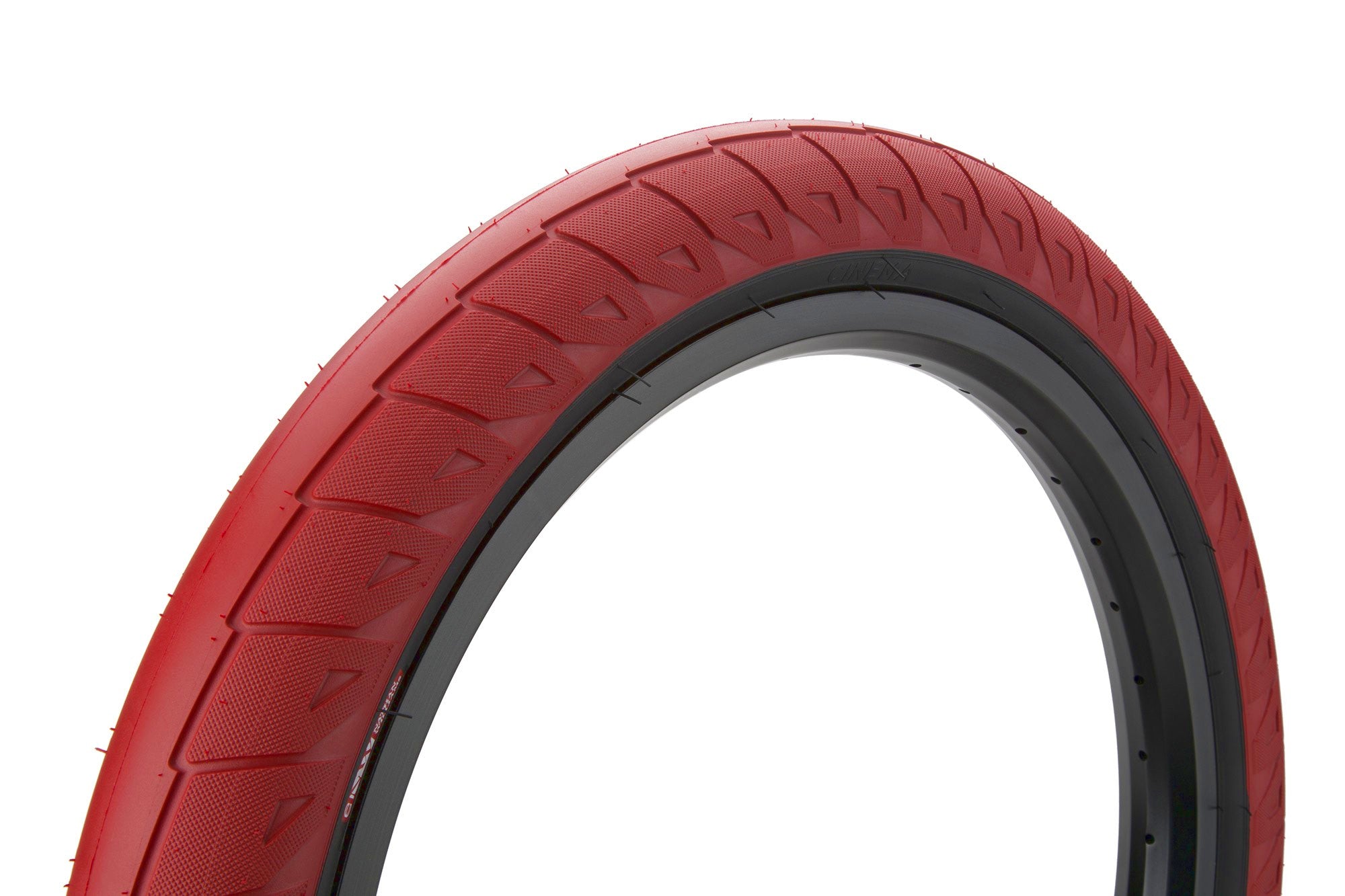 20x2.50 Cinema Williams BMX tire - Red w/ Black Sidewall