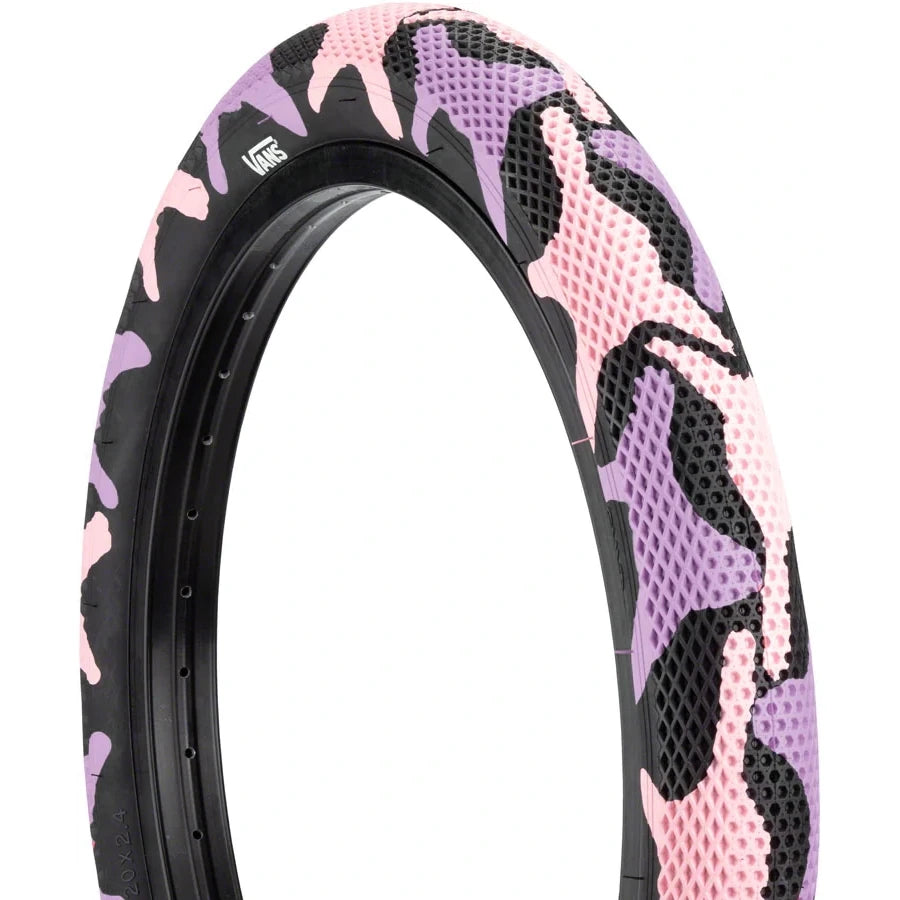 29x2.10 Cult Vans BMX Tire - Purps (Purple & Pink Camo w/ Black Sidewall
