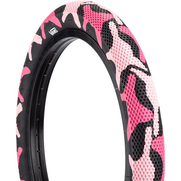 ピンク10個 camo 5個 2個 26x2.10 Cult Vans BMX Tire - Pink Camo w/ Black Sidewall - BMXGuru
