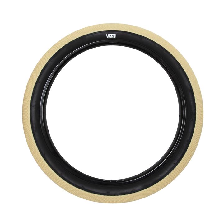 20x2.40 Cult BMX Vans Tire - Cream w/ Black Sidewall